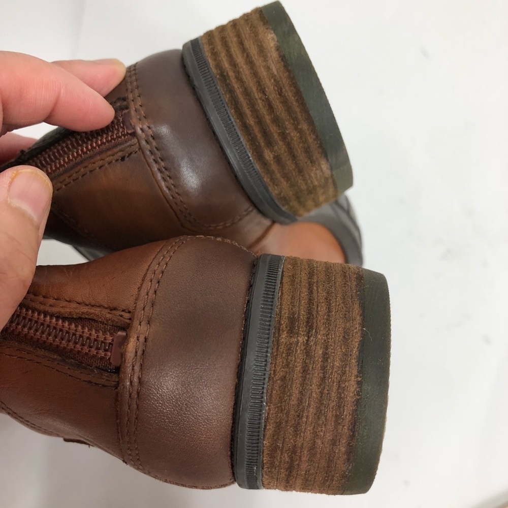 New Sam Edelman cognac high boots real leather9.5 - Picture 7 of 8